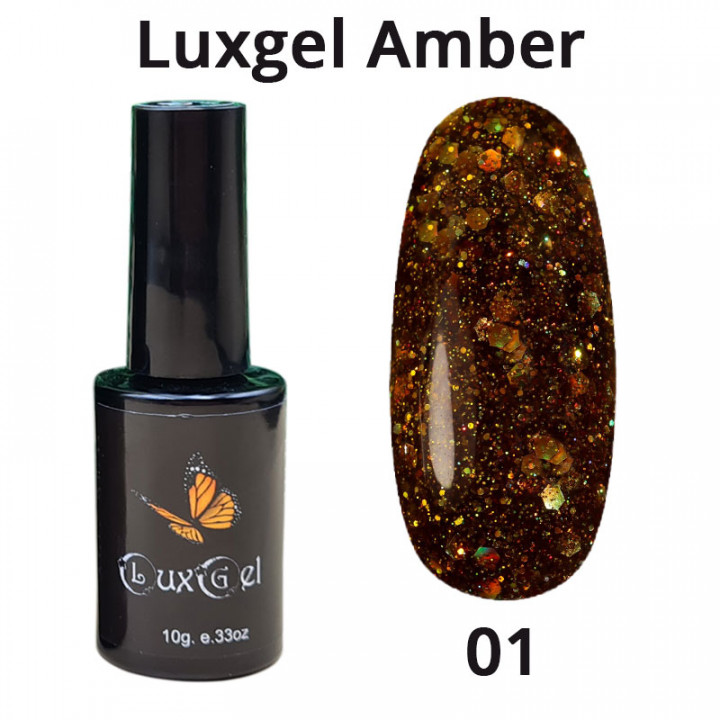 Гель-лак LuxGel серия Amber 1 10мл