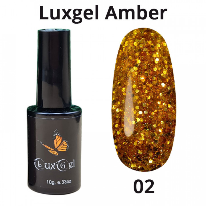 Гель-лак LuxGel серия Amber 2 10мл