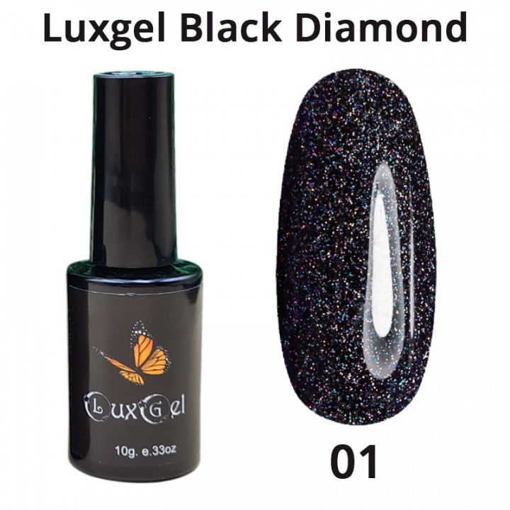 Гель-лак LuxGel Black Diamond 1 10мл