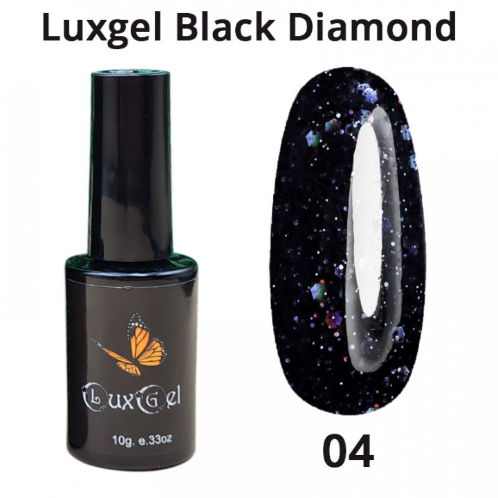 Гель-лак LuxGel Black Diamond 4 10мл