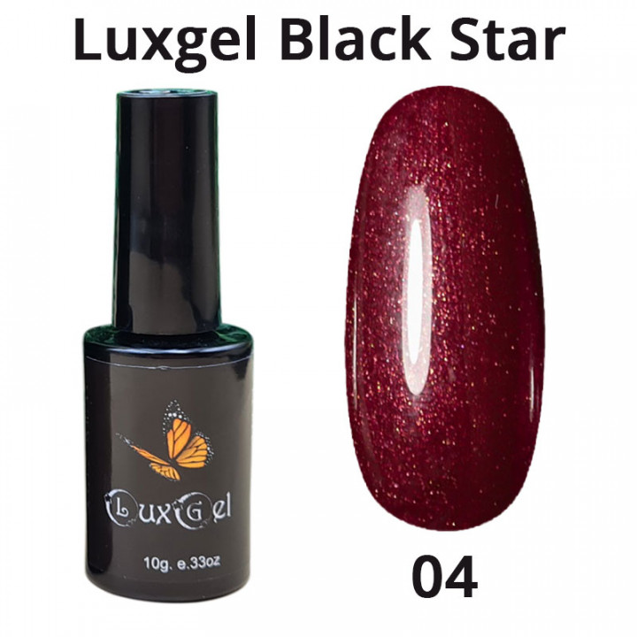 Гель-лак  LuxGel серия Black Star 4 10мл