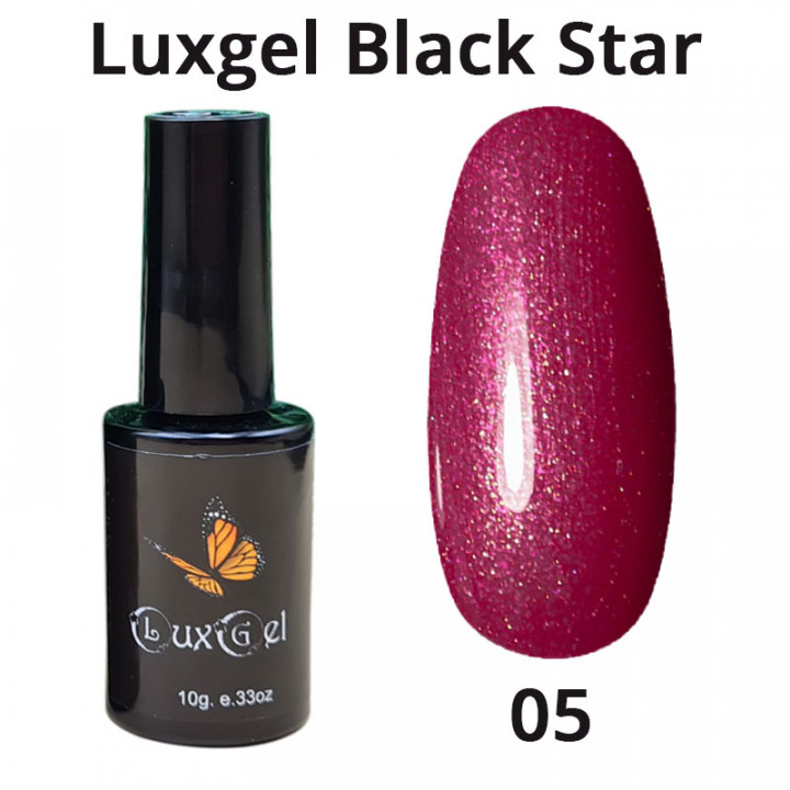 Гель-лак  LuxGel серия Black Star 5 10мл