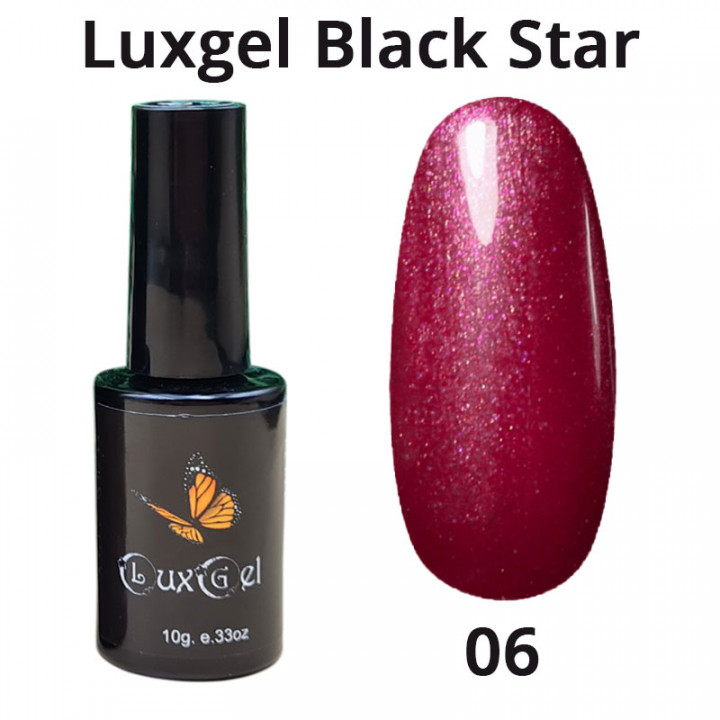 Гель-лак  LuxGel серия Black Star 6 10мл