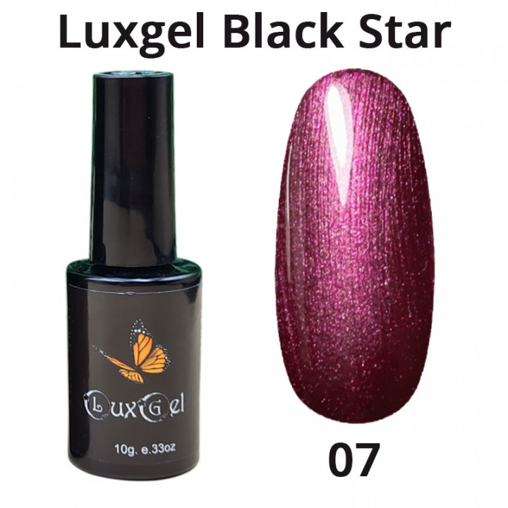Гель-лак  LuxGel серия Black Star 7 10мл