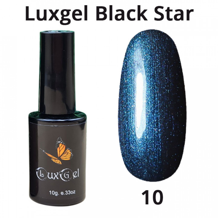 Гель-лак  LuxGel серия Black Star 10 10мл