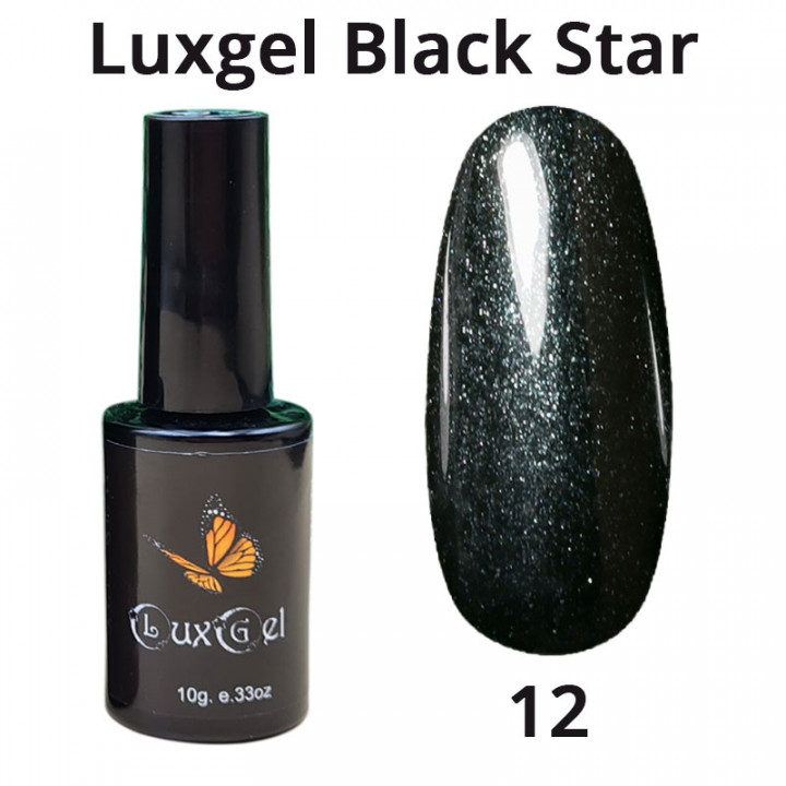 Гель-лак  LuxGel серия Black Star 12 10мл