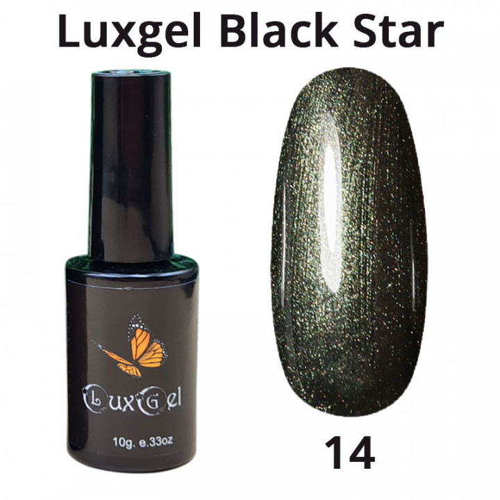 Гель-лак  LuxGel серия Black Star 14 10мл