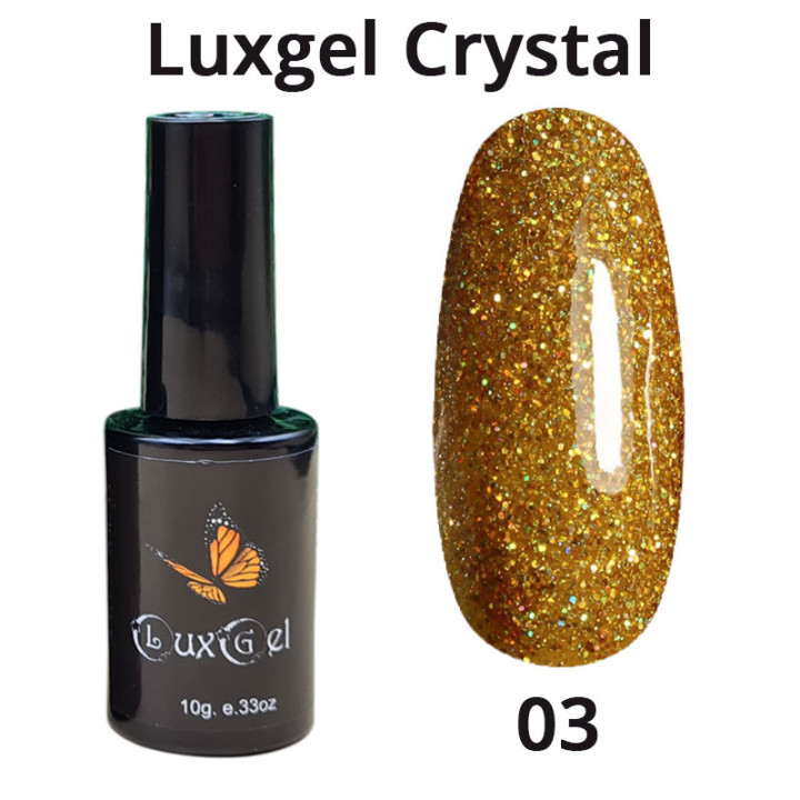 Гель-лак  LuxGel серия Crystal 3 10мл