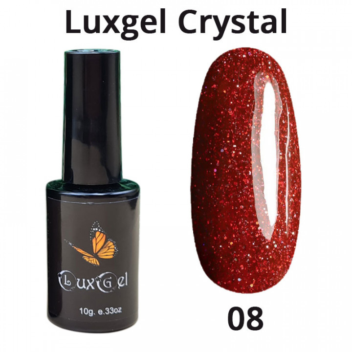 Гель-лак  LuxGel серия Crystal 8 10мл