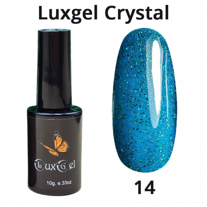 Гель-лак  LuxGel серия Crystal 14 10мл