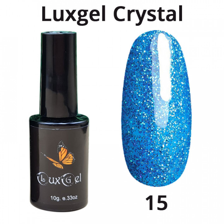 Гель-лак  LuxGel серия Crystal 15 10мл