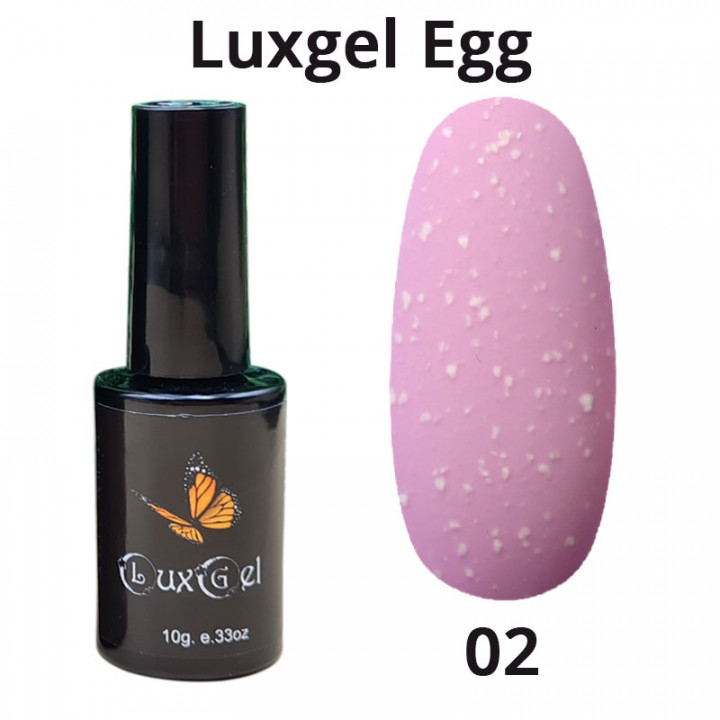 Гель-лак luxGel серия Egg  2 белые частички 10мл