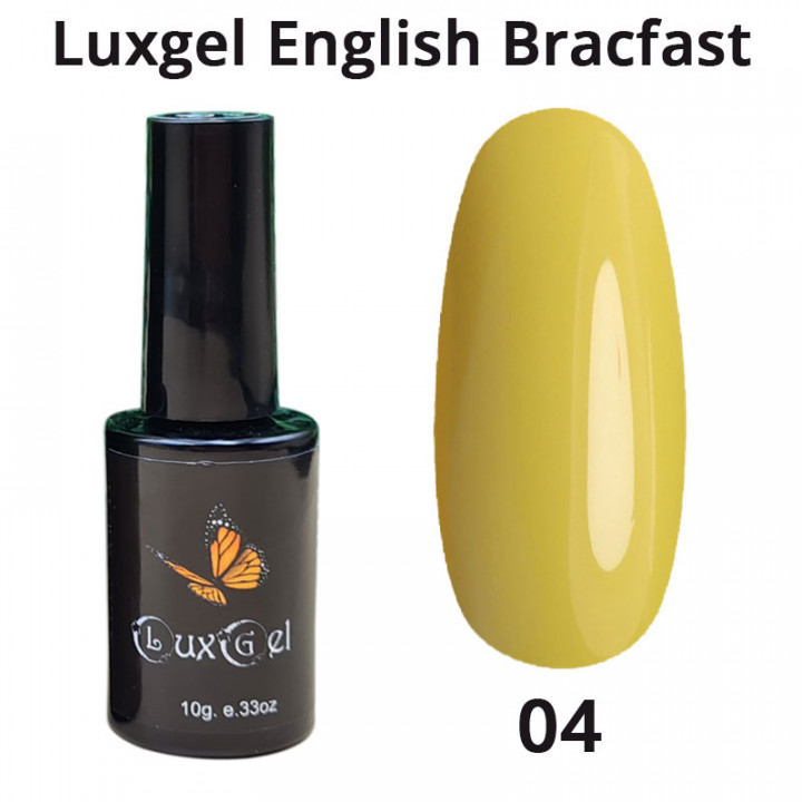 Гель-лак  LuxGel серия English Brakfast 4 10мл