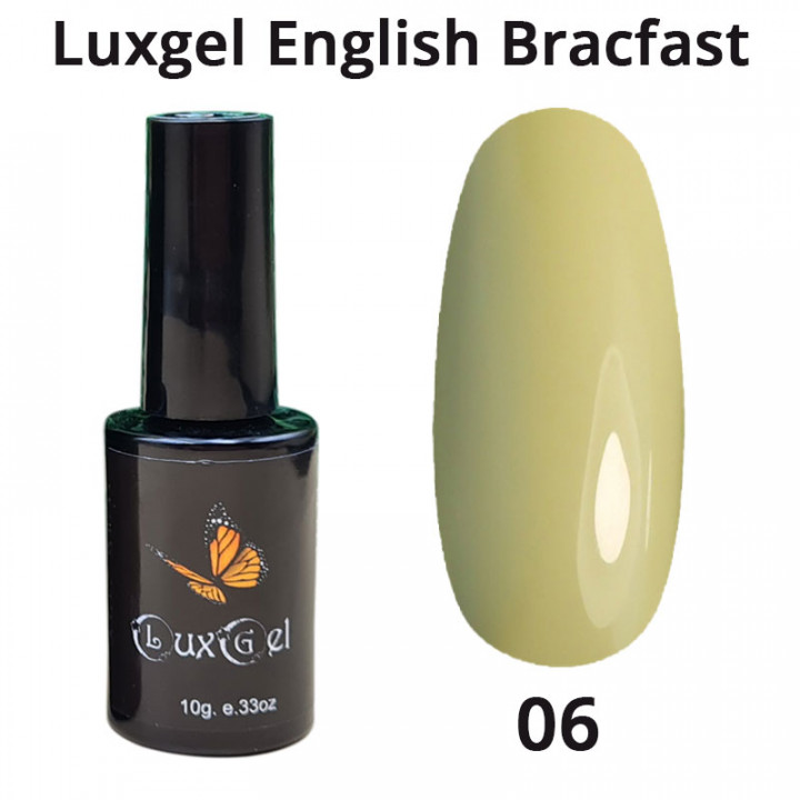 Гель-лак  LuxGel серия English Brakfast 6 10мл