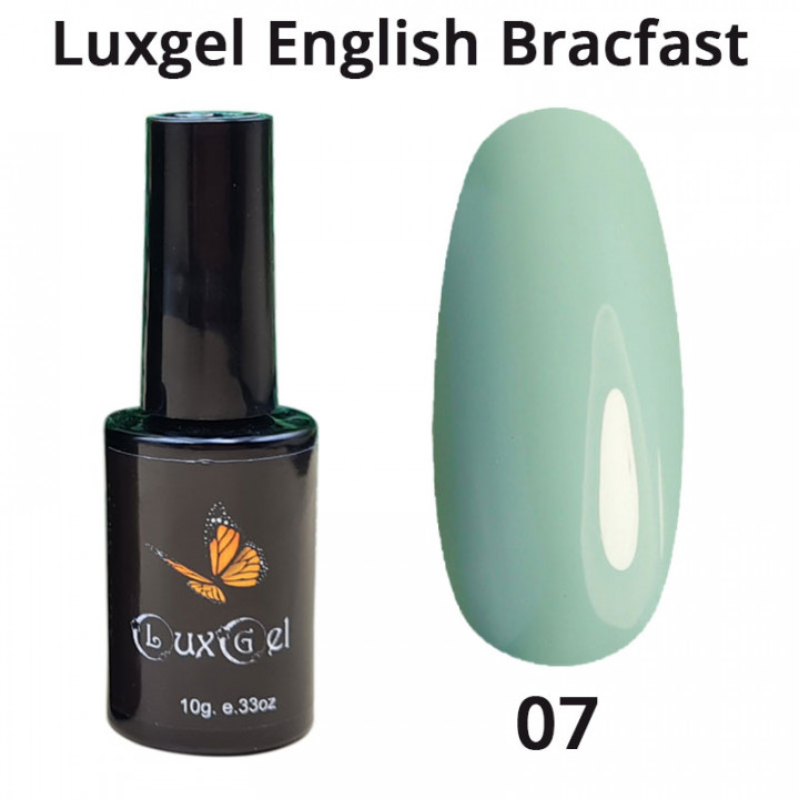 Гель-лак  LuxGel серия English Brakfast 7 10мл