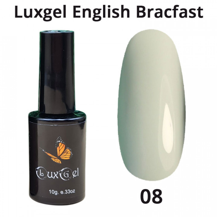 Гель-лак  LuxGel серия English Brakfast 8 10мл