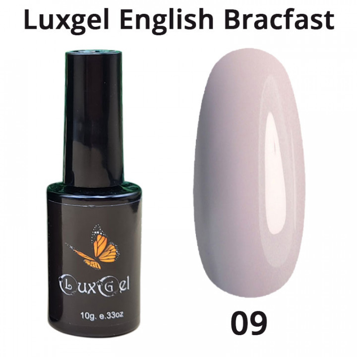 Гель-лак  LuxGel серия English Brakfast 9 10мл