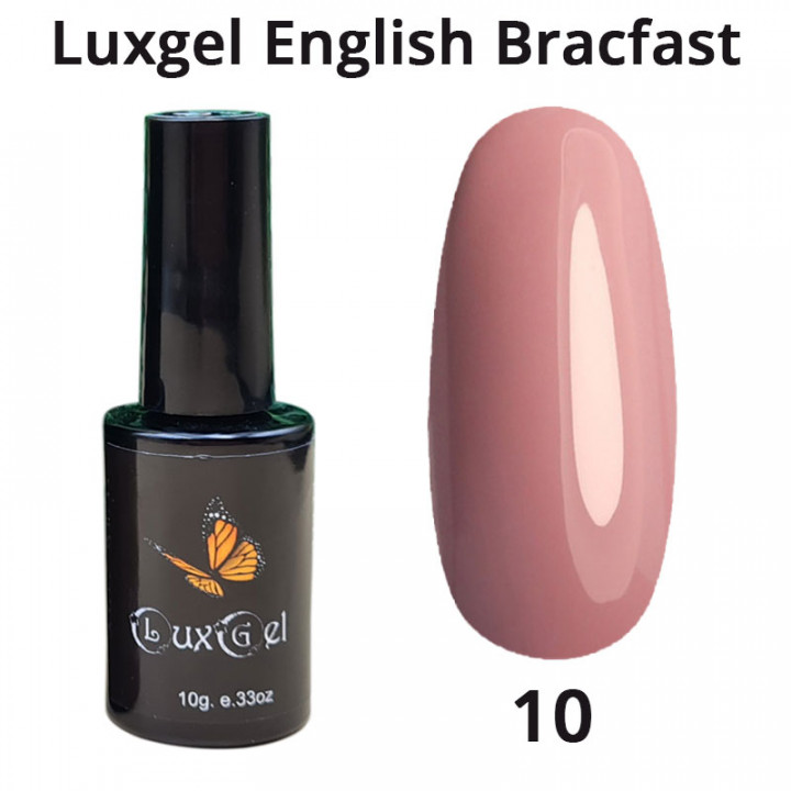 Гель-лак  LuxGel серия English Brakfast 10 10мл