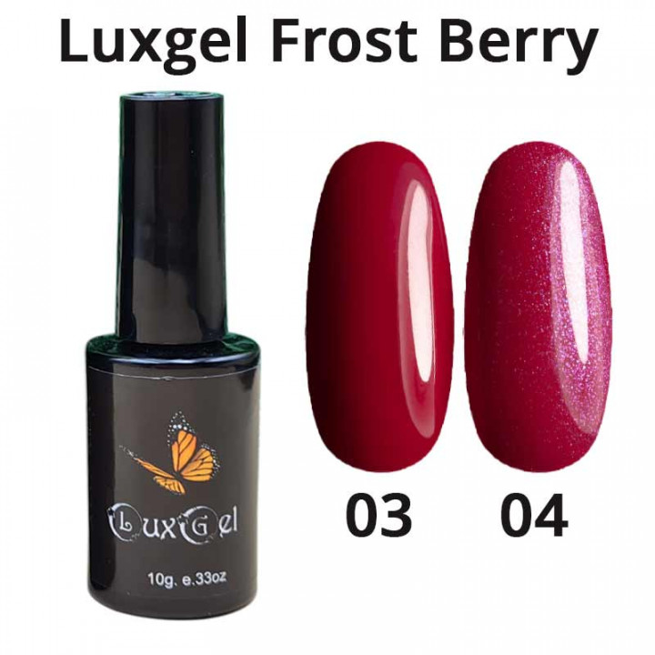 Гель-лак  LuxGel серия Frost Berry 4 с шиммером 10мл