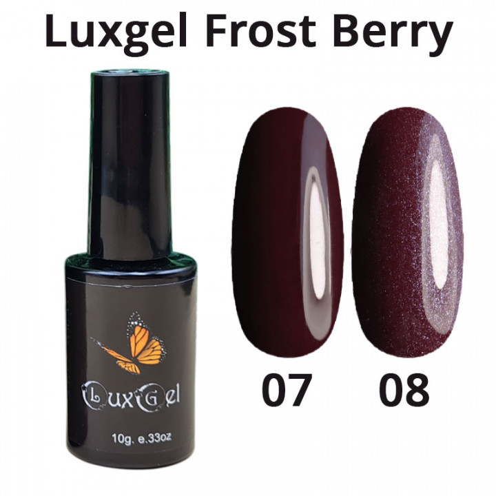 Гель-лак  LuxGel серия Frost Berry 8 с шиммером 10мл