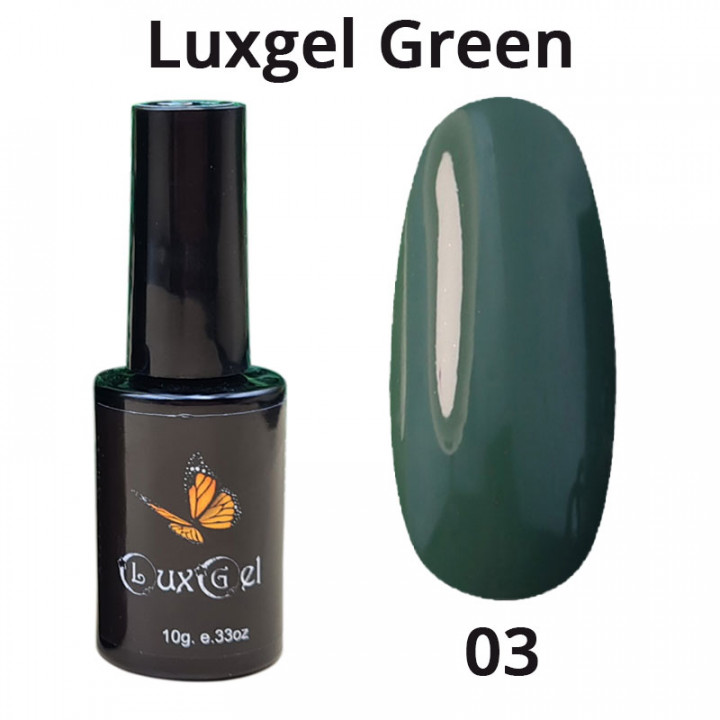 Гель-лак  LuxGel серия Green 3 10мл