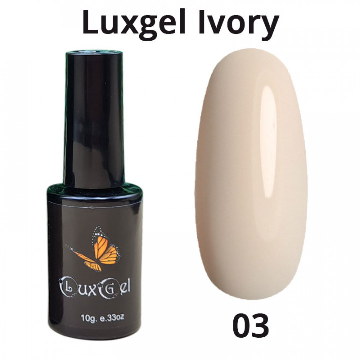 Гель-лак LuxGel  серия Ivory 3 10мл