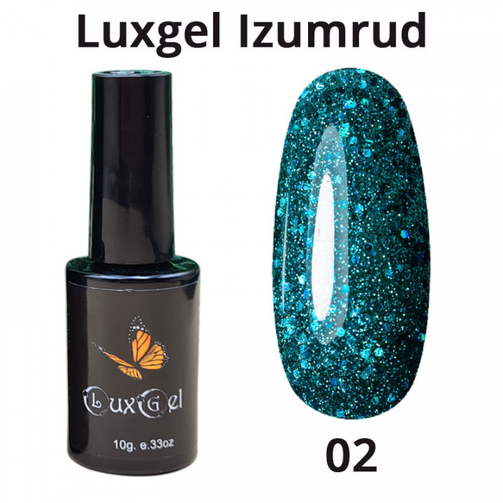 Гель-лак LuxGel серия Izumrud 2 10мл