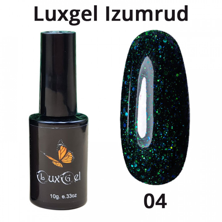 Гель-лак LuxGel серия Izumrud 4 10мл