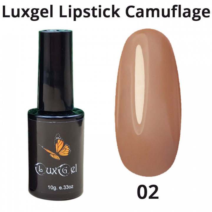 Гель-лак  LuxGel серия Lipstick Camouflage 2 10мл