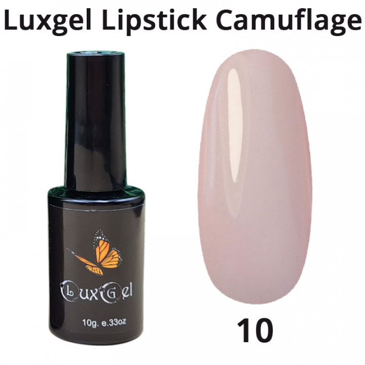 Гель-лак  LuxGel серия Lipstick Camouflage 10 10мл