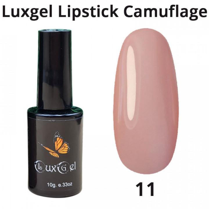 Гель-лак  LuxGel серия Lipstick Camouflage 11 10мл