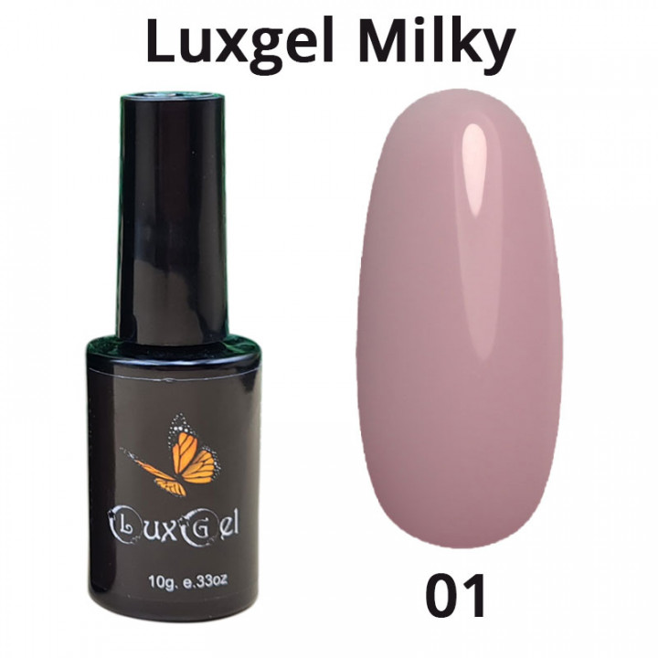 Гель-лак  LuxGel серия Milky 1 10мл