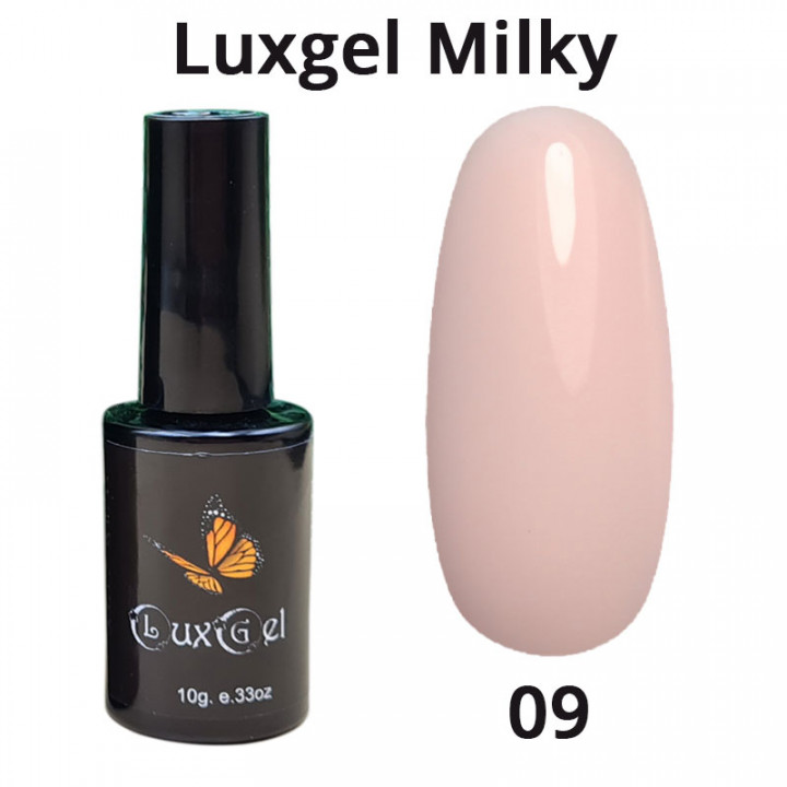 Гель-лак  LuxGel серия Milky 9 10мл