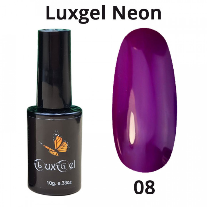 Гель-лак  LuxGel серия Neon 8 10мл