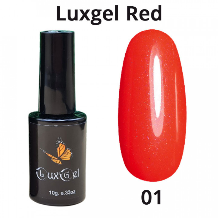 Гель-лак LuxGel  серия Red 1 10мл