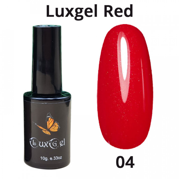 Гель-лак LuxGel  серия Red 4 10мл