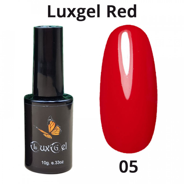 Гель-лак LuxGel  серия Red 5 10мл
