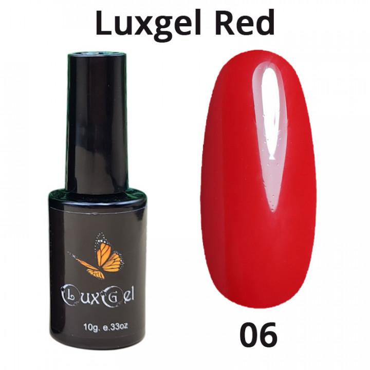 Гель-лак LuxGel  серия Red 6 10мл