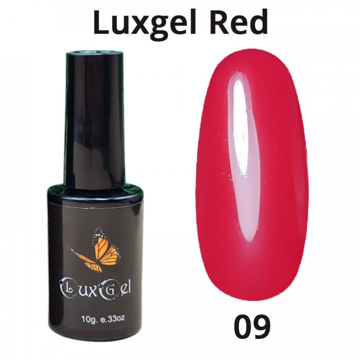 Гель-лак LuxGel  серия Red 9 10мл
