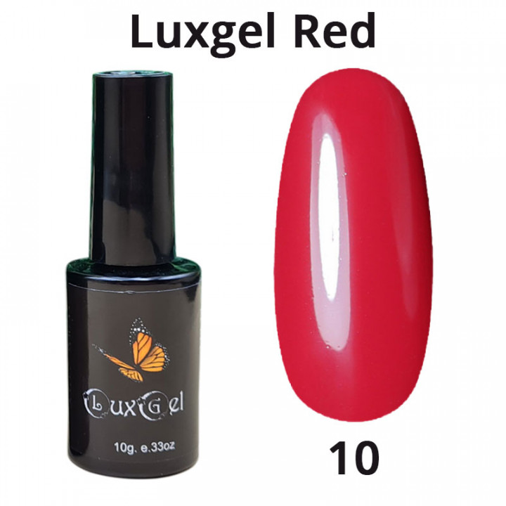 Гель-лак LuxGel  серия Red 10 10мл