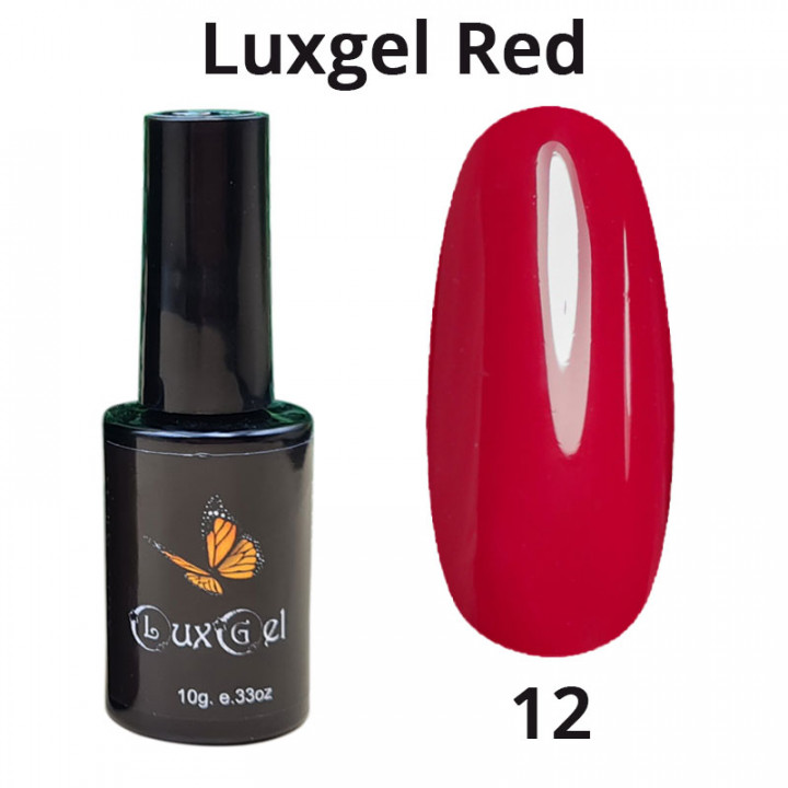 Гель-лак LuxGel  серия Red 12 10мл