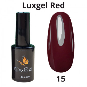 Гель-лак LuxGel  серия Red 15 10мл