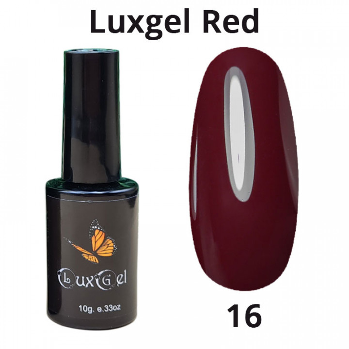 Гель-лак LuxGel  серия Red 16 10мл
