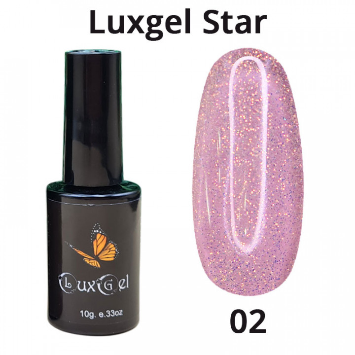 Гель-лак LuxGel  Star 02 золото 10мл