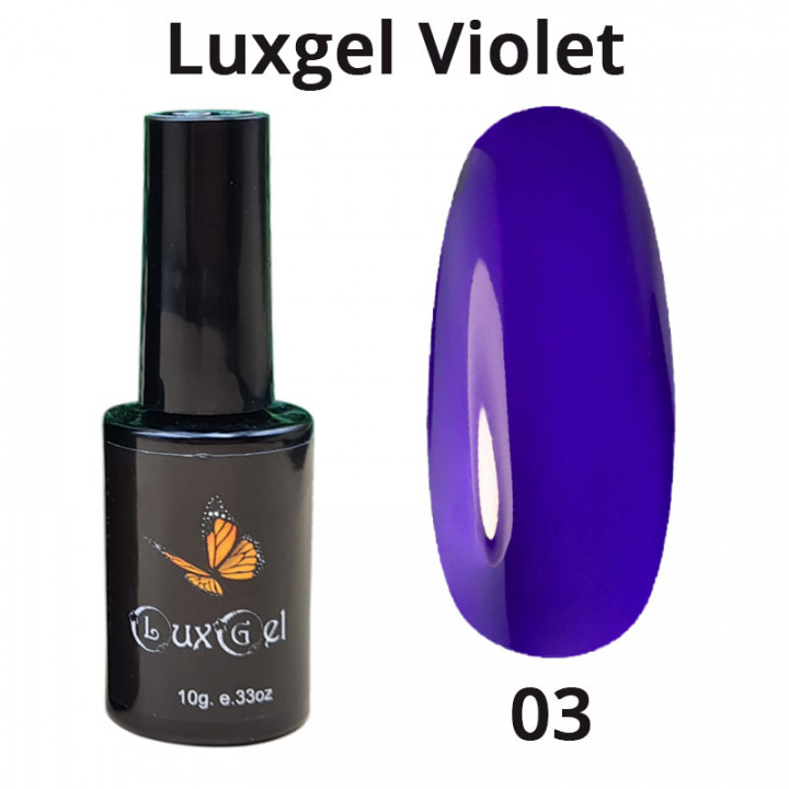 Гель-лак  LuxGel серия Violet 3 10мл