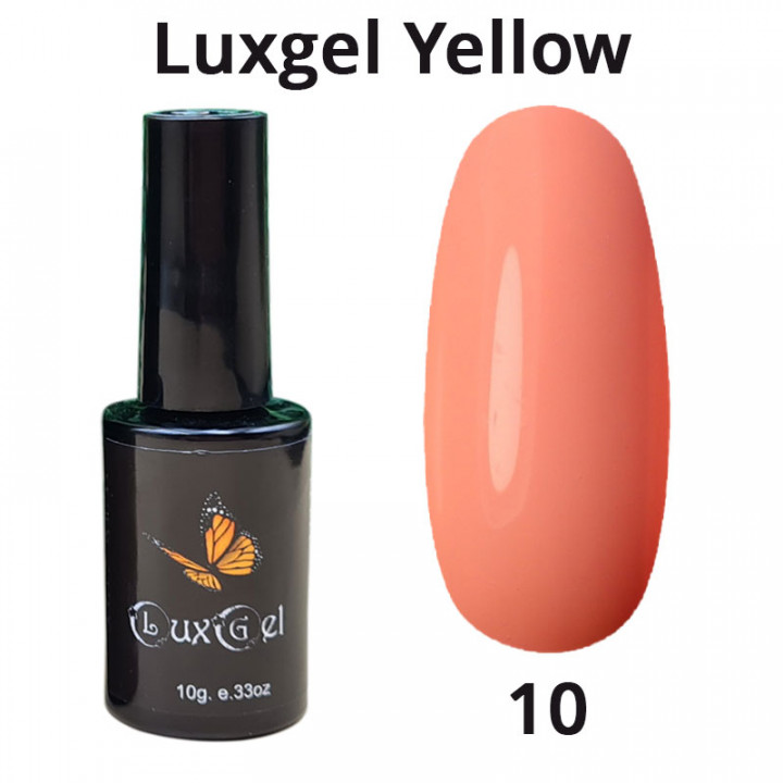 Гель-лак  LuxGel серия Yellow 10 10мл